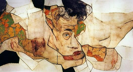 Egon Schiele Inspired Figurative Art