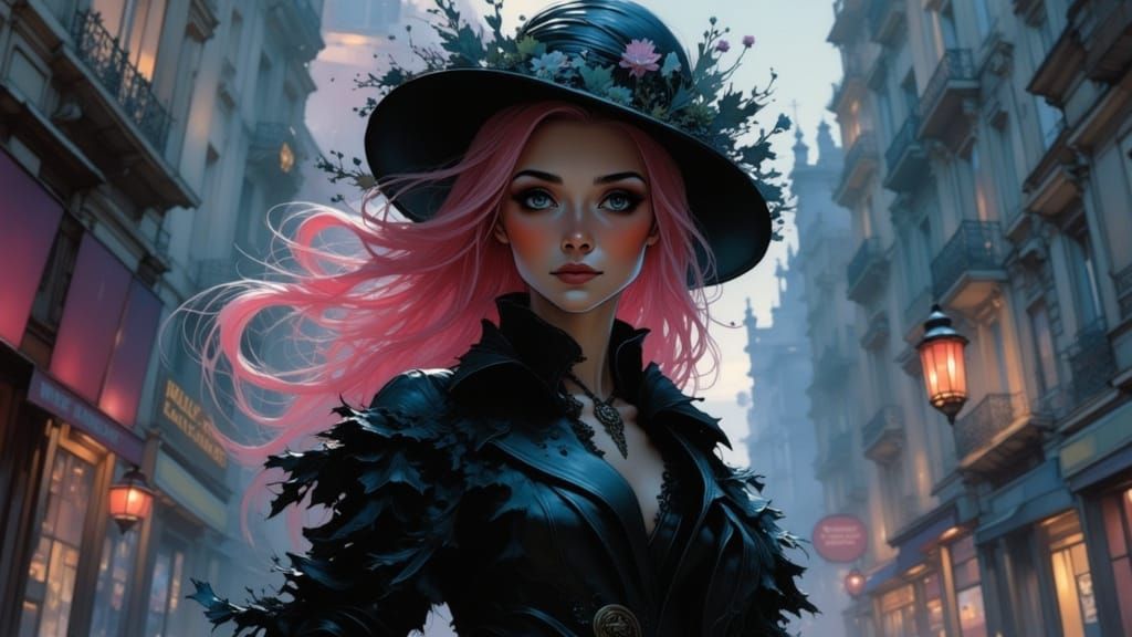 Avant-Garde Figures on the Boulevard of Broken Dreams