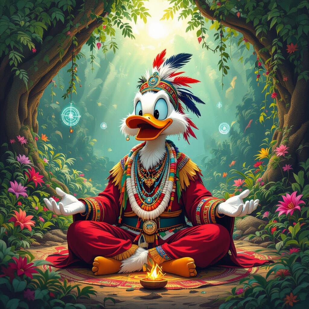 Scrooge McDuck's Amazonian Ayahuasca Ritual
