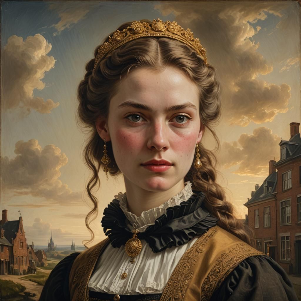 Dutch Golden Age Portrait of Cornelia Clara Akershoek