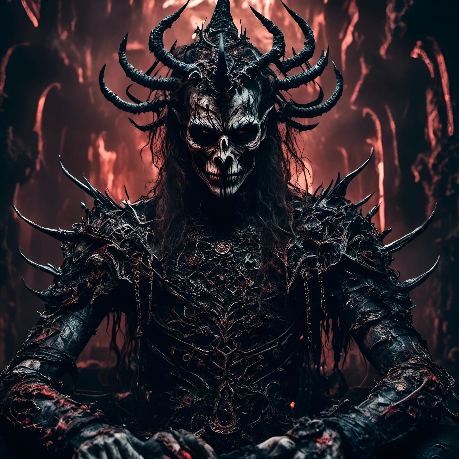 Prince of Hell Aftermath: Hyperrealistic Battle Scene