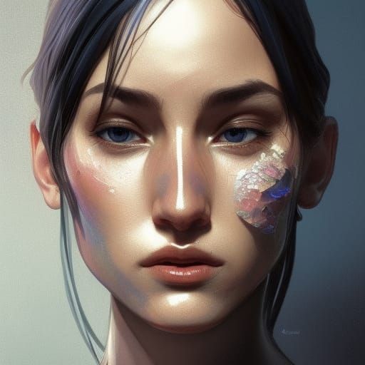 Detailed Portrait with Dynamic Lighting, Artstation Style