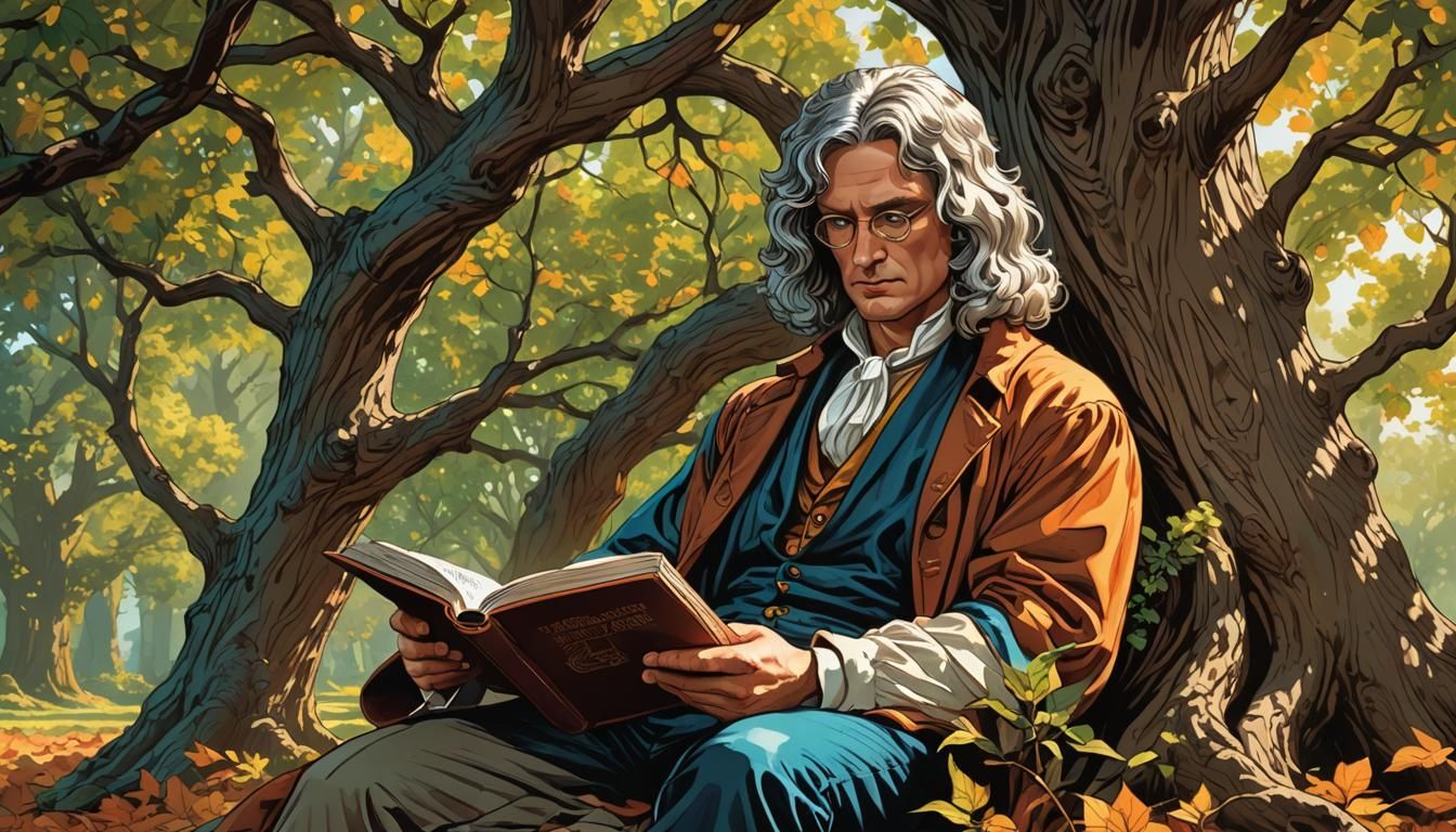 Newton Reading: Comic Book Style Illustration