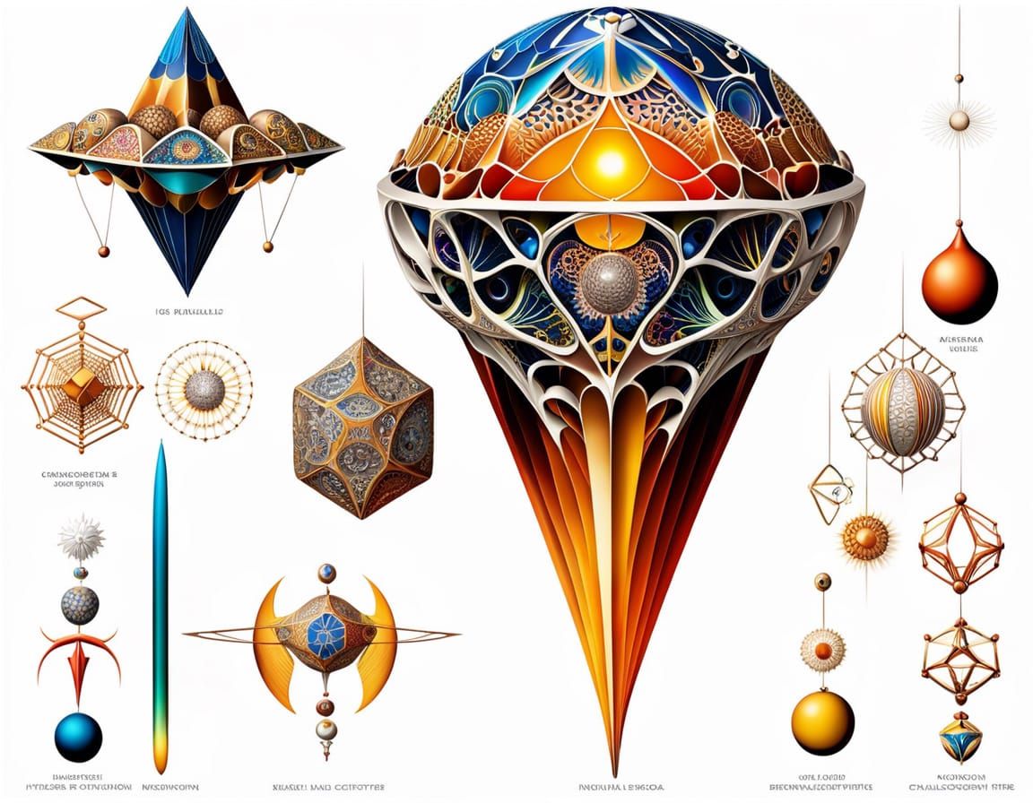 Fractal Geometry with Crystalline Refractions and Earth Elem...