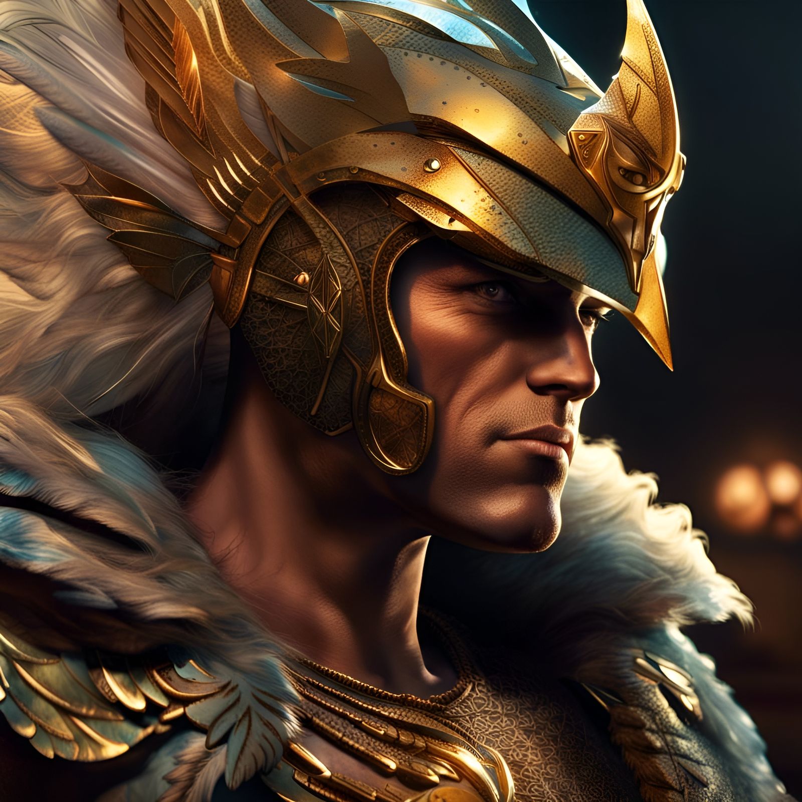 Hawkman Anime Art in Golden Age Style