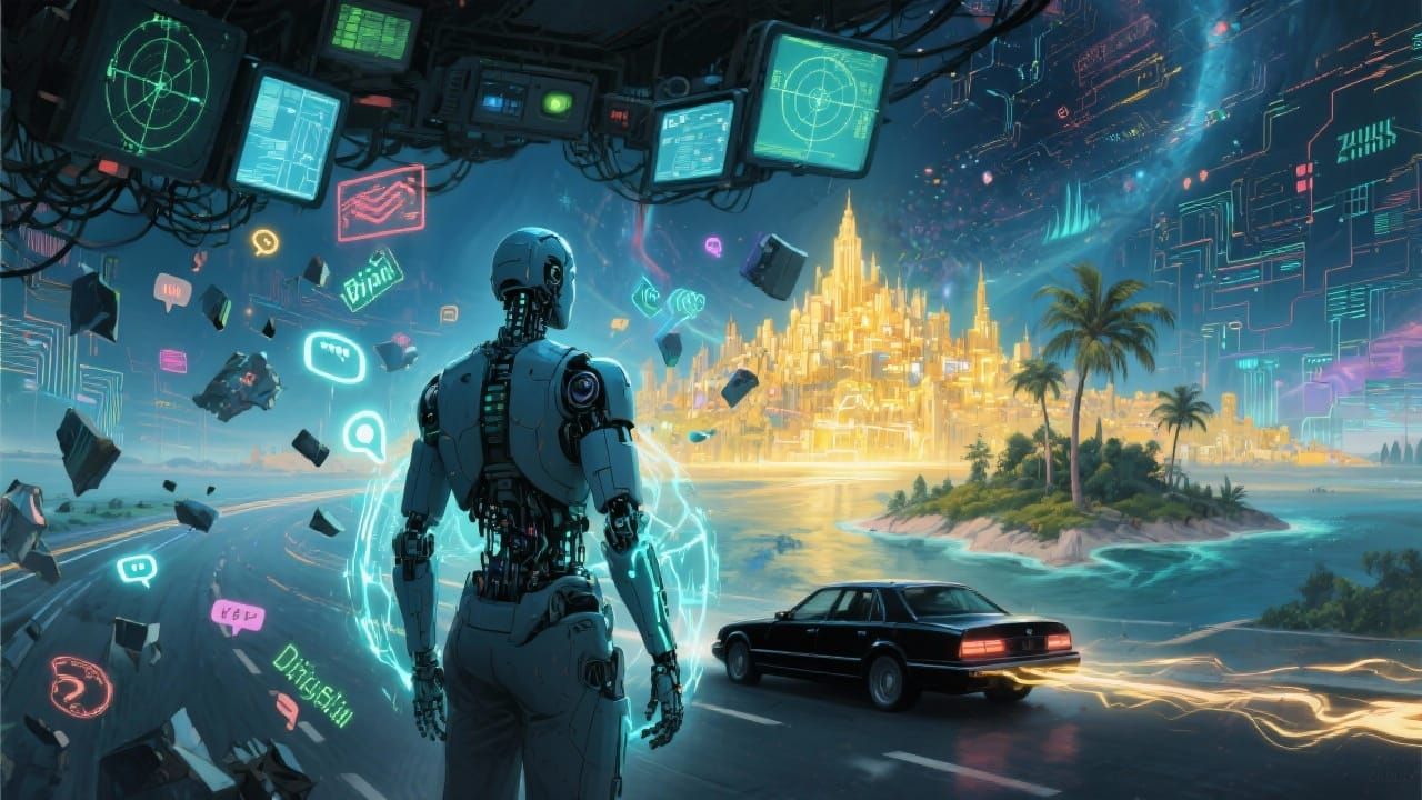 Cybernetic Man in Digital World Tribute to Rush