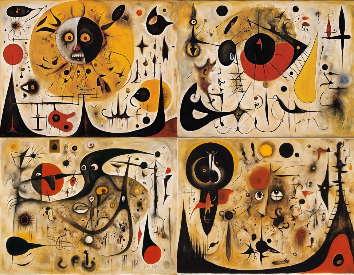 Surrealist Landscape of a Fantastical Homunculus Horror Worl...