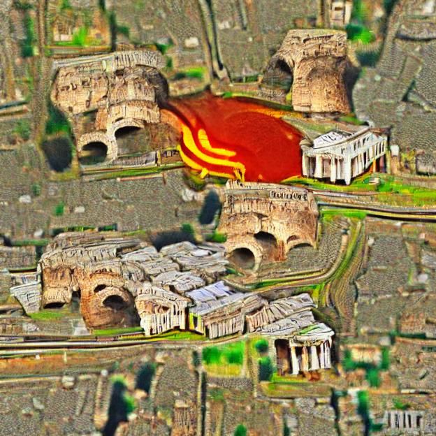 Roman Centurion in Bronze Armor Digital Art