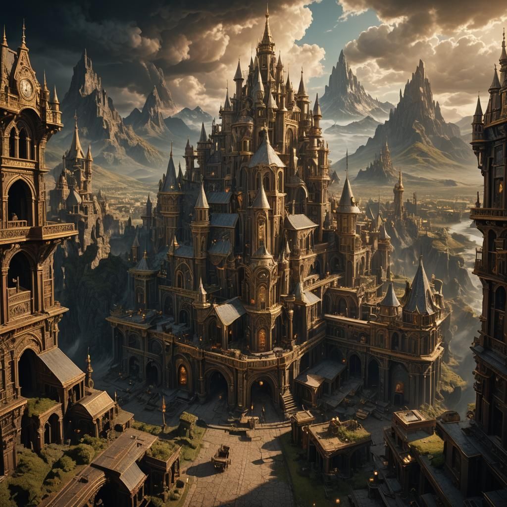 Alchemy: Iron to Gold in Digital Matte Painting