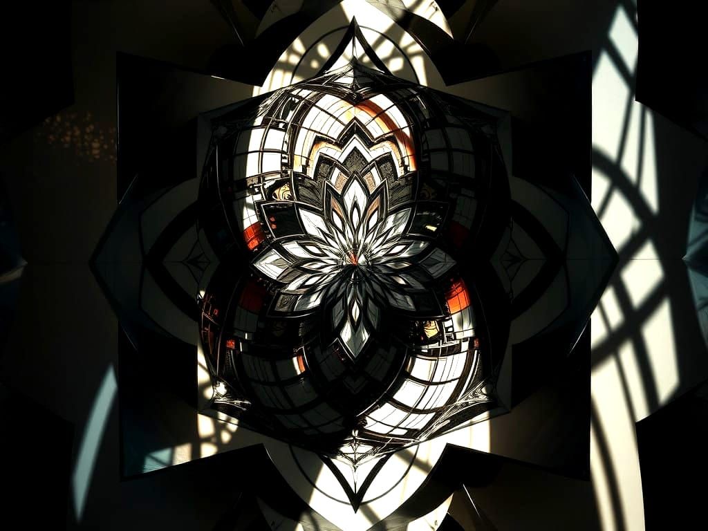 Abstract Shadows in Harmony with Light