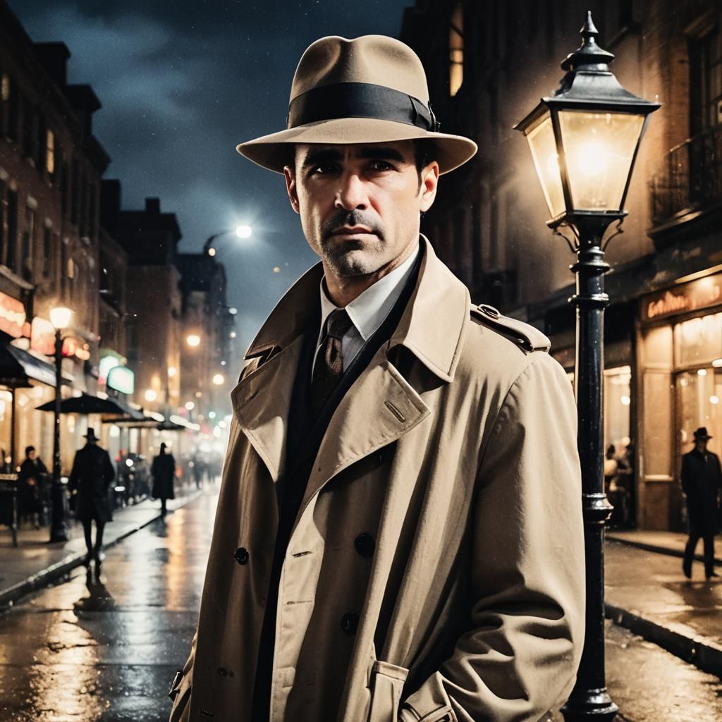 Collin Farrell in Dark Film Noir Style