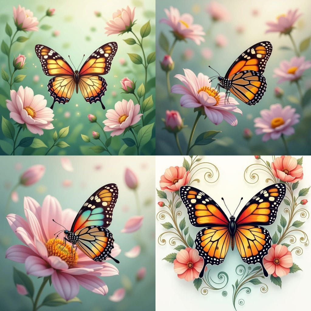 Confused Butterfly Generated by AI