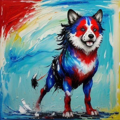 Dopamine Heart in Neo-Impressionist Style