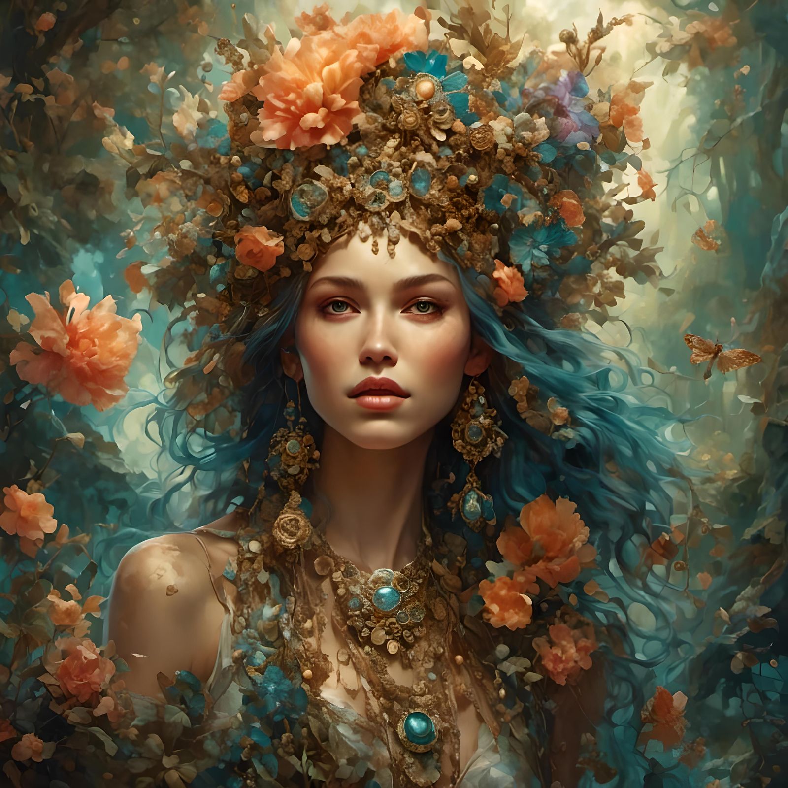 Barefoot Goddess Portrait