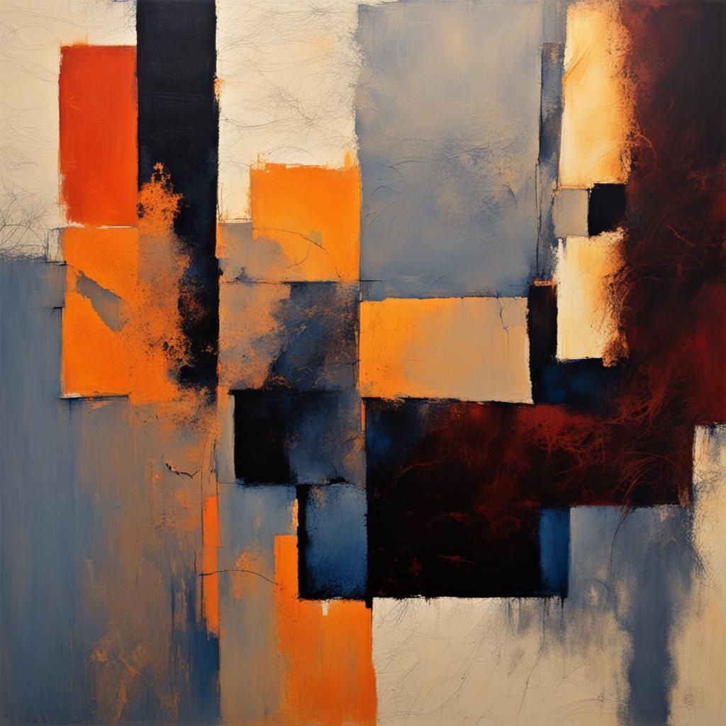 Abstract Cold Shadow in Low Winter Sun