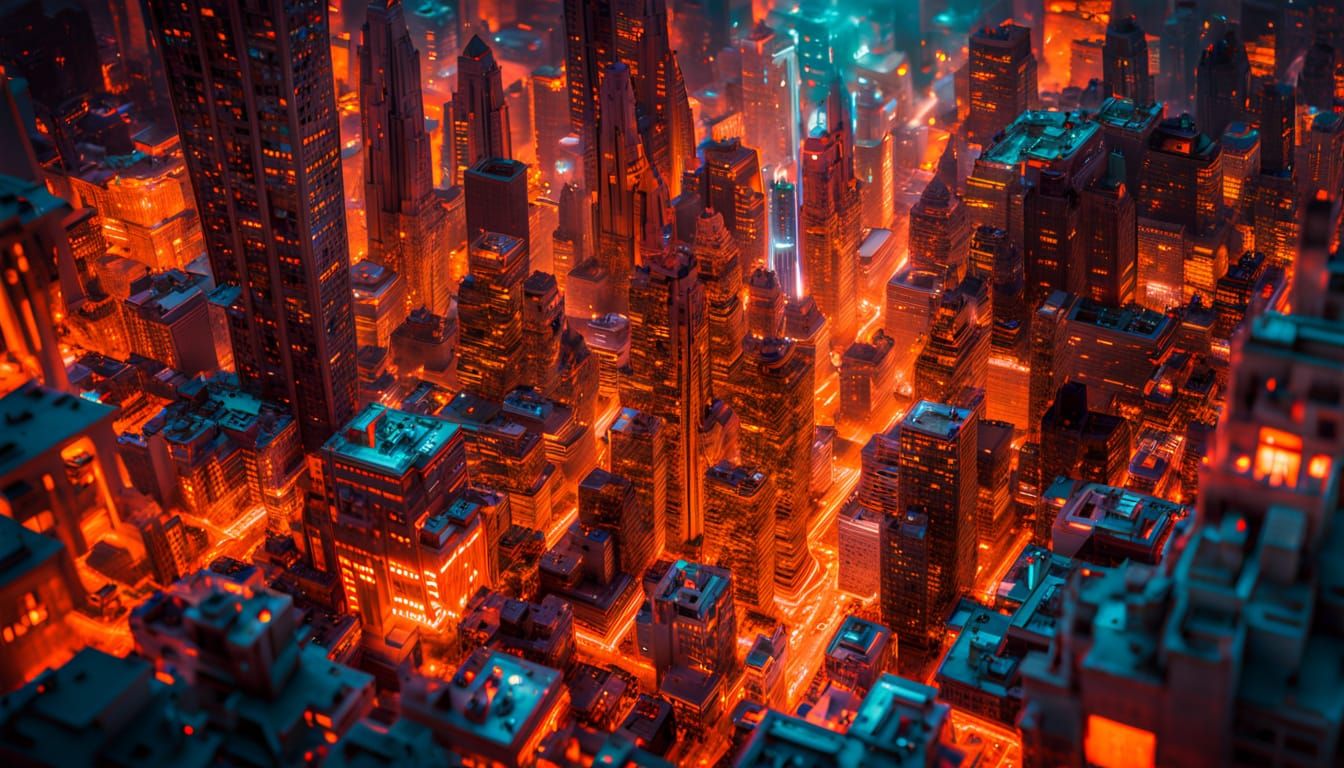 Open Treasure Chest Holds Three Miniature Worlds