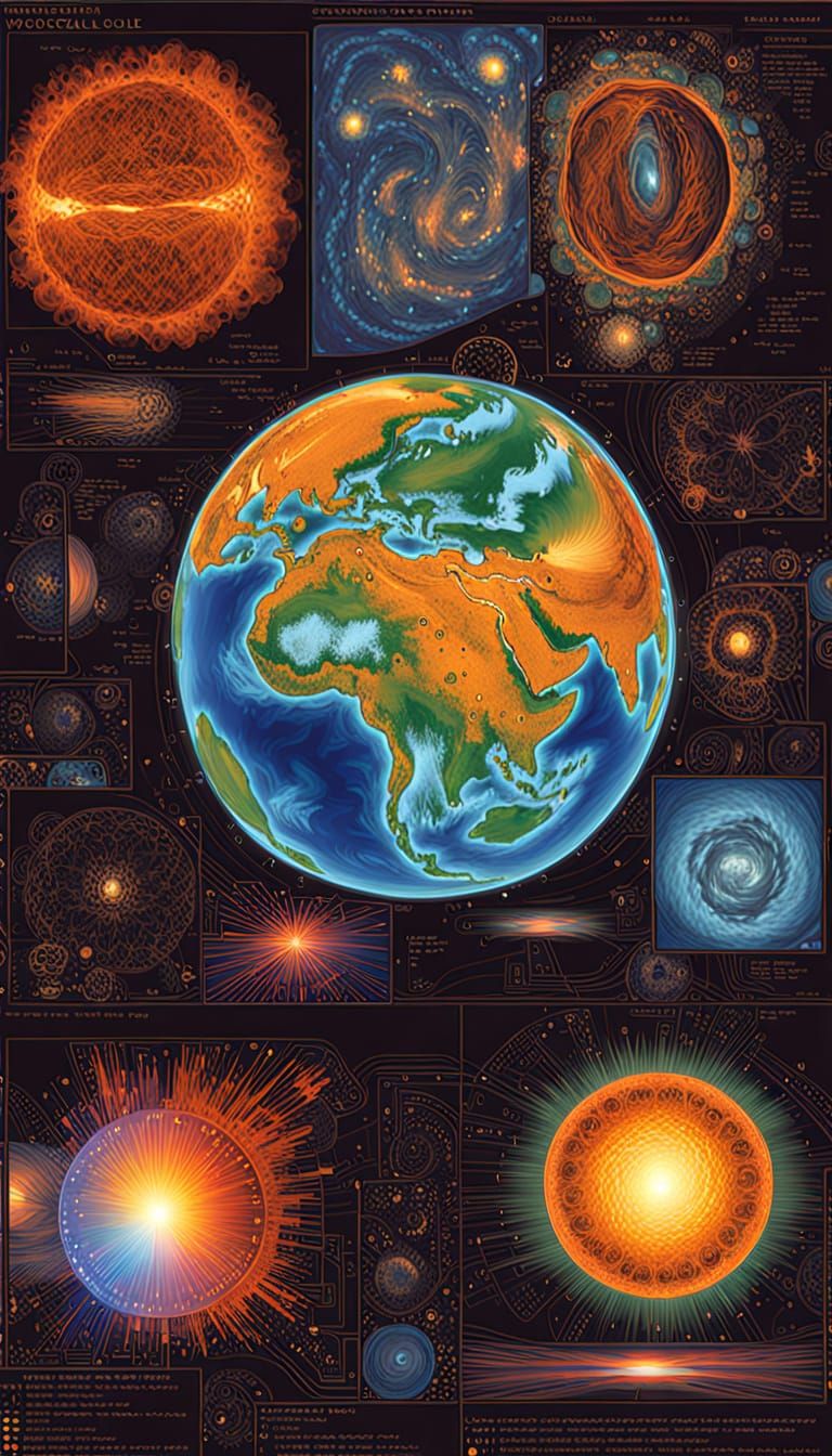 Living Comet Organism: Brutalist Hyperrealist Concept