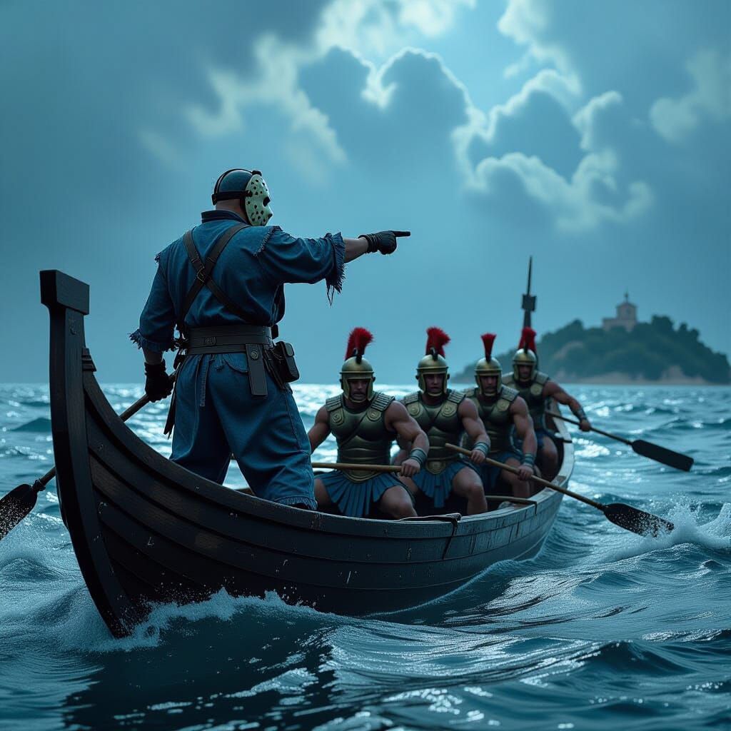 Jason Voorhees Leads Legionnaires Through Stormy Seas
