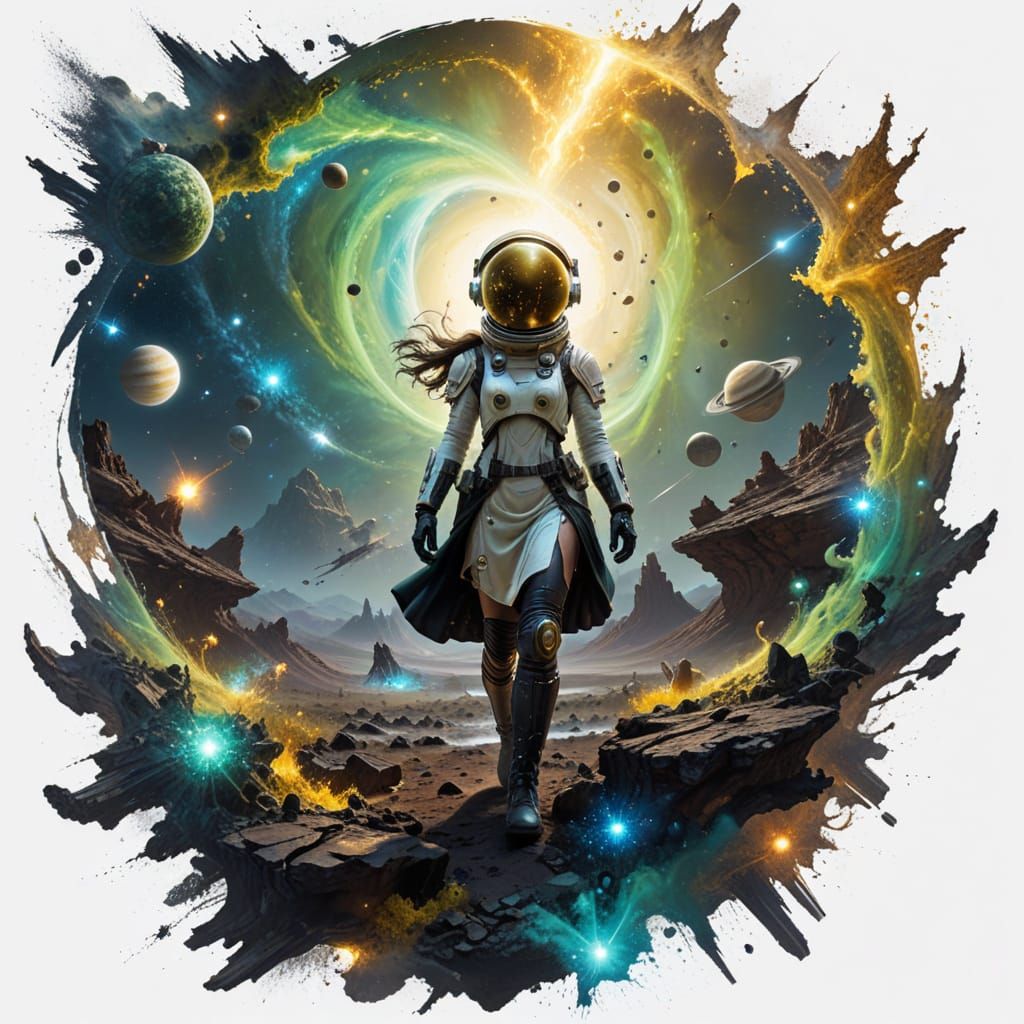 A Lone Traveler on a Celestial Frontier