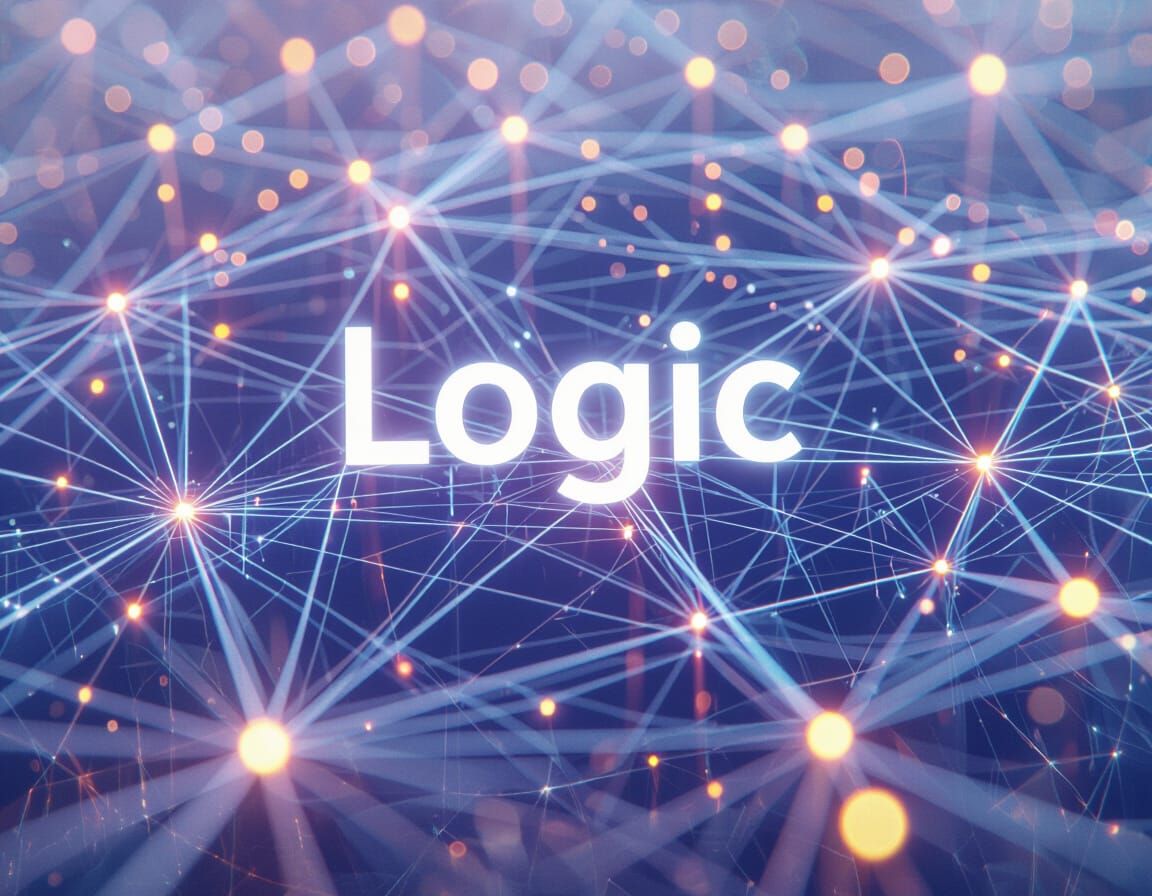 Logic Network: Nodes Glow Brighter with Coherence