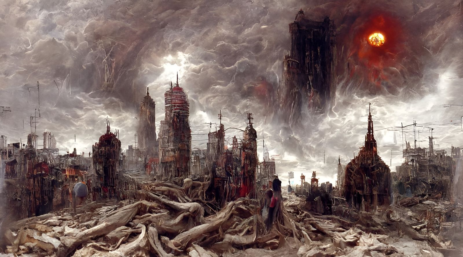 Destruction beneath the Apocalyptic Sun