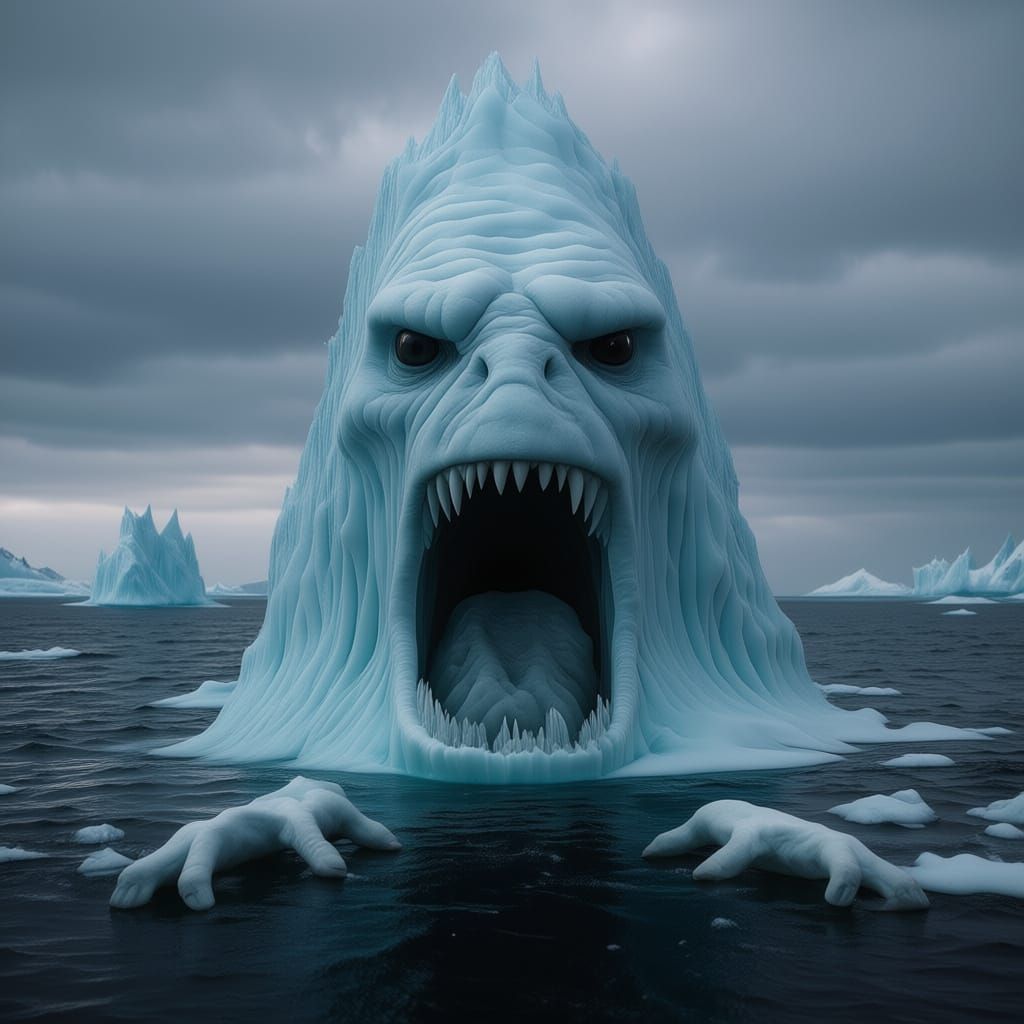 Cursed Iceberg Surfaces in Desolate Ocean