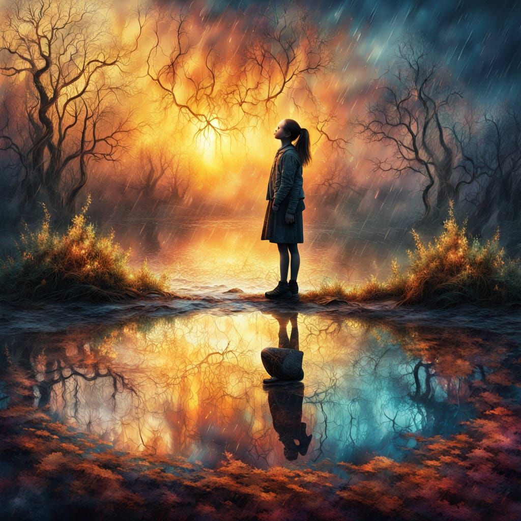 Dreamlike Surrealism in Vibrant Colors