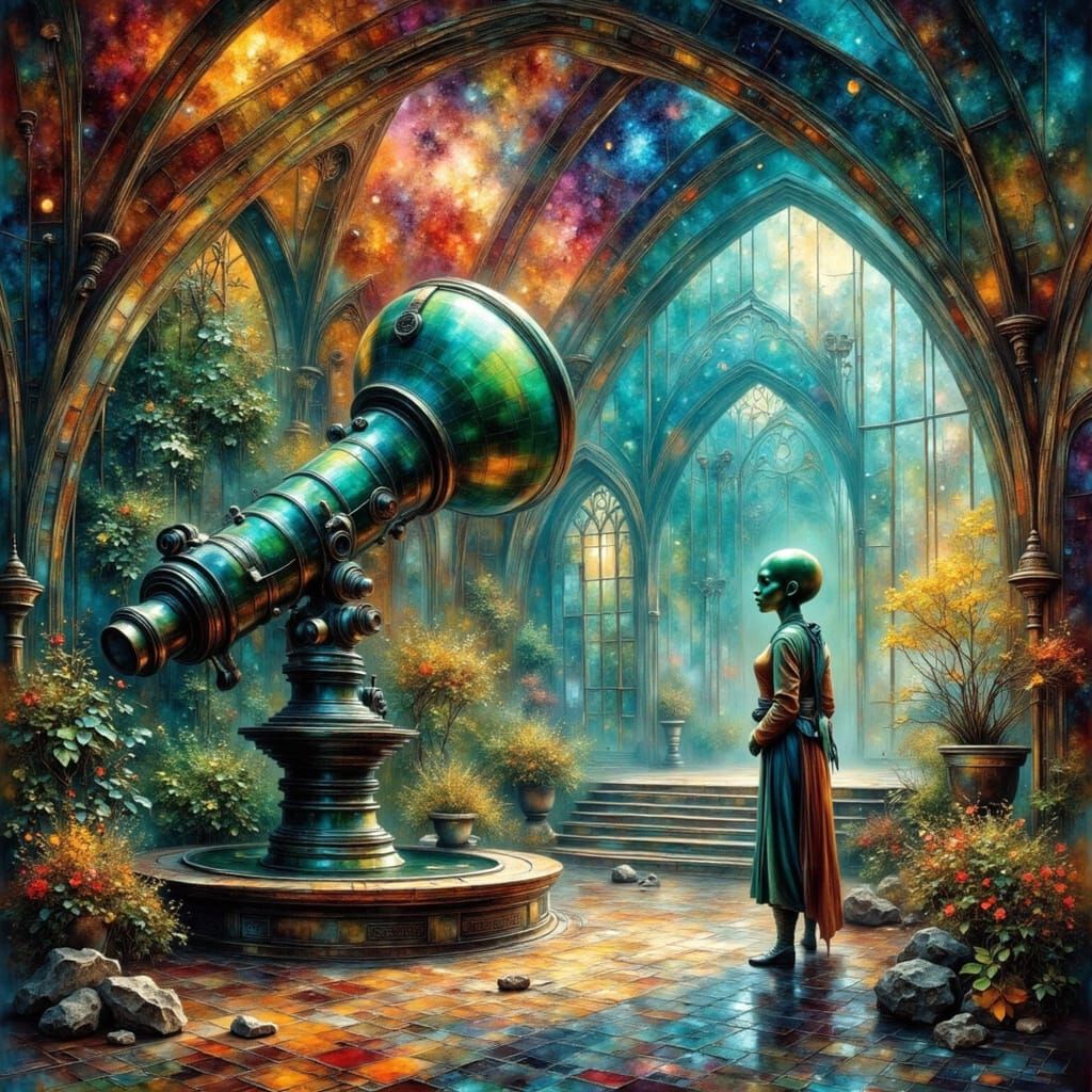 The Alien Observatory Cathedral.