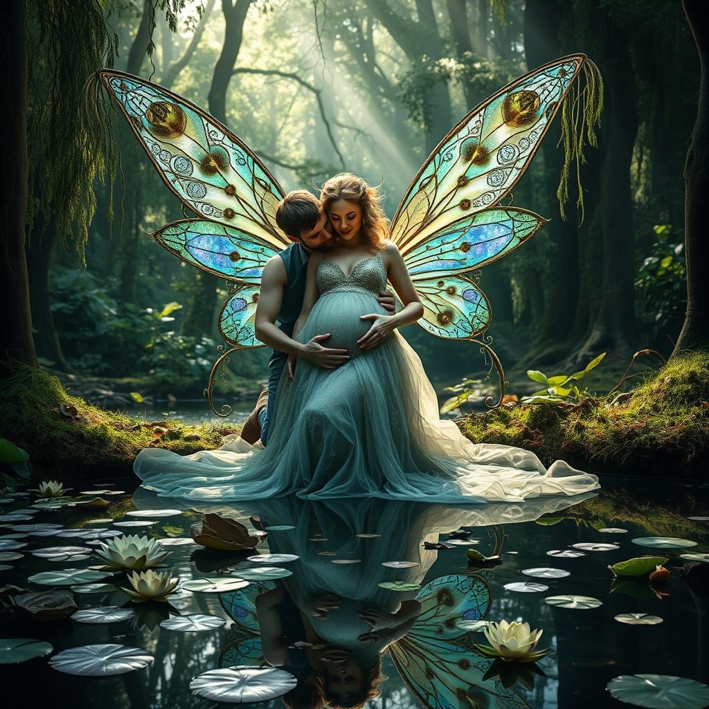 Enchanted Forest Fairy Portrait in Photorealistic Style