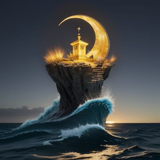 Fishermen claimed that on clear nights, when the moonlight d...
