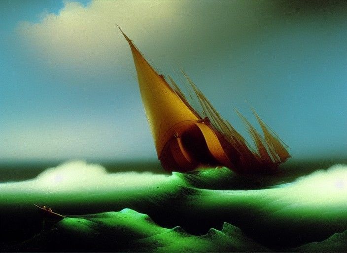 Dramatic Seascapes in a Classic Art Style