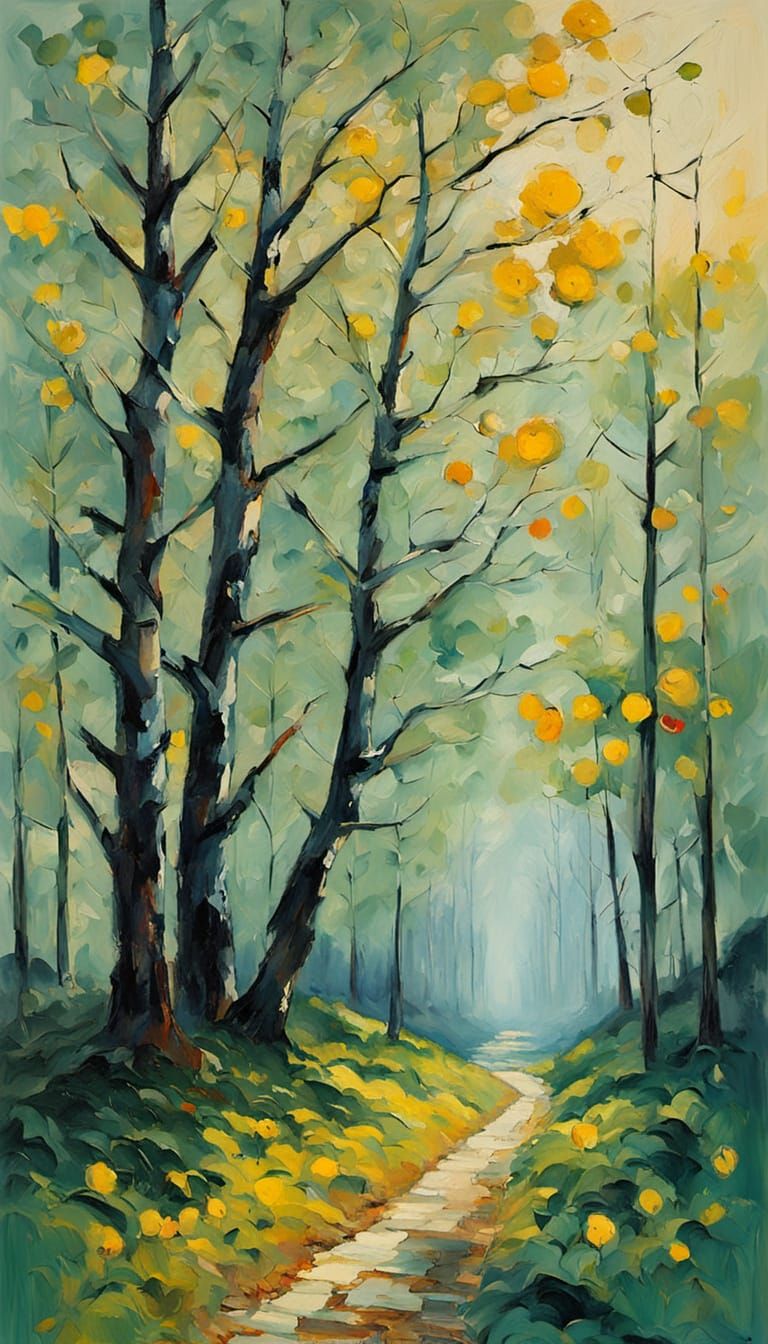 Ancient Tree Radiates Peace in Golden Sunrise