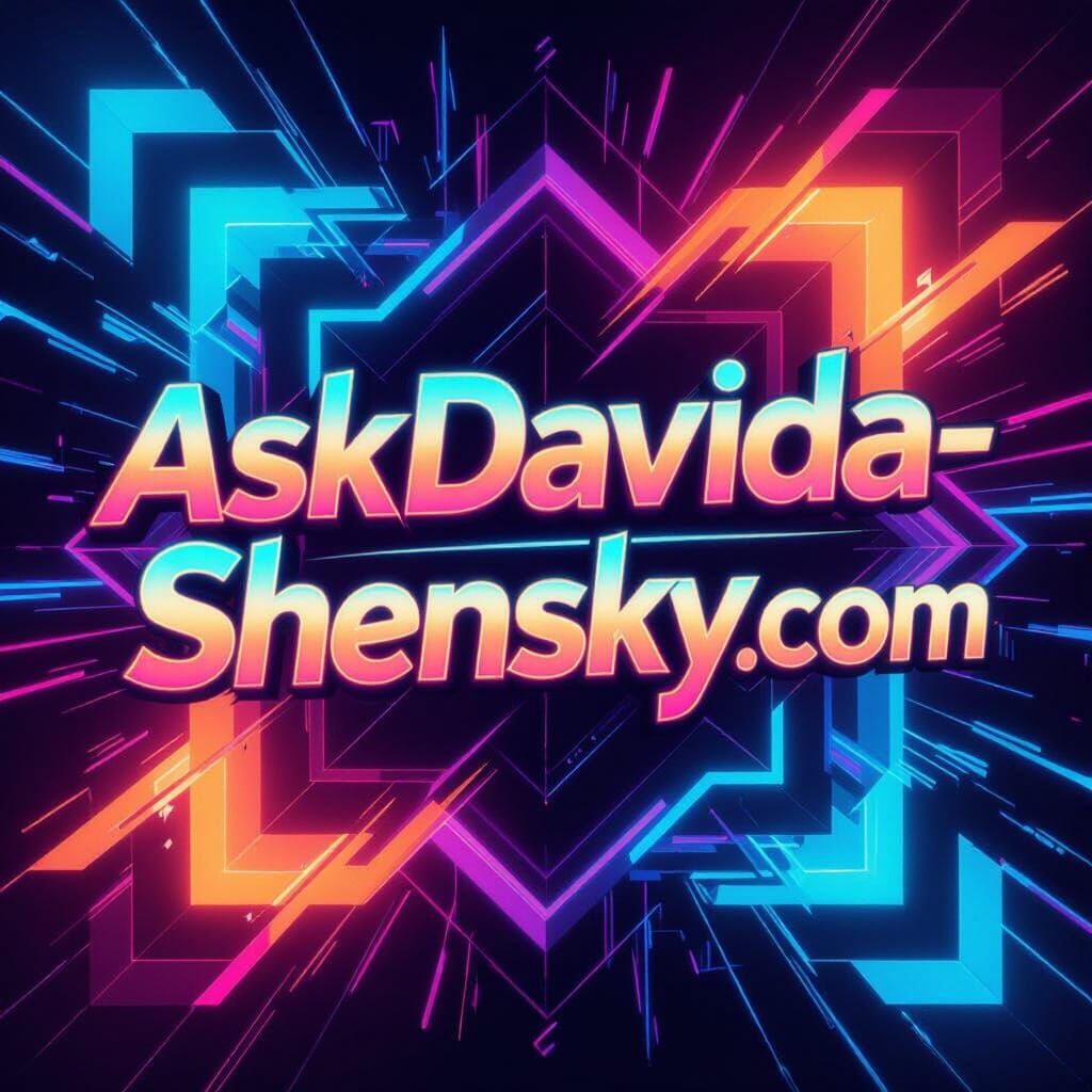Vibrant Cyberpunk NFT Art for AskDavidaShensky.com