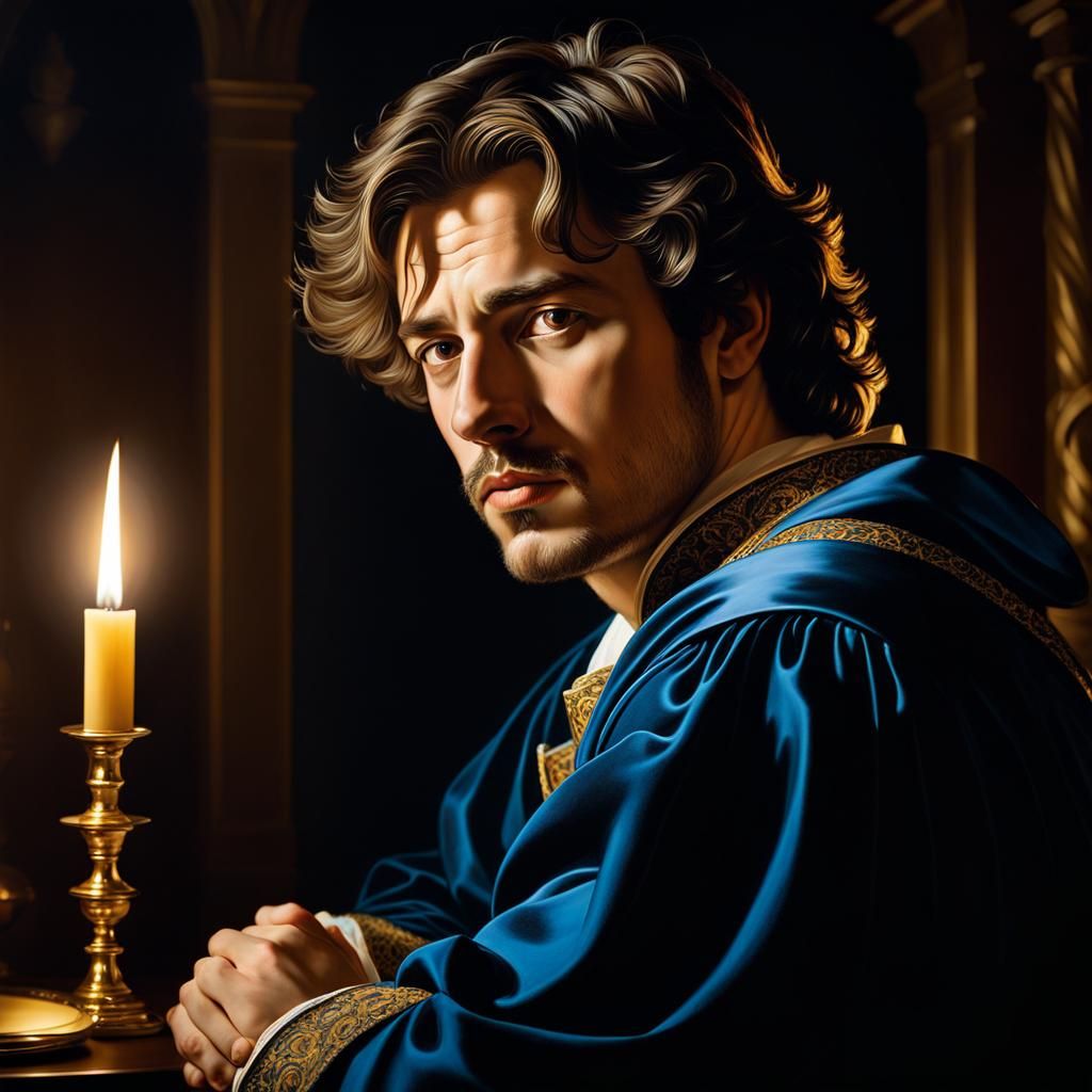 Renaissance Prince Portrait in Baroque Style