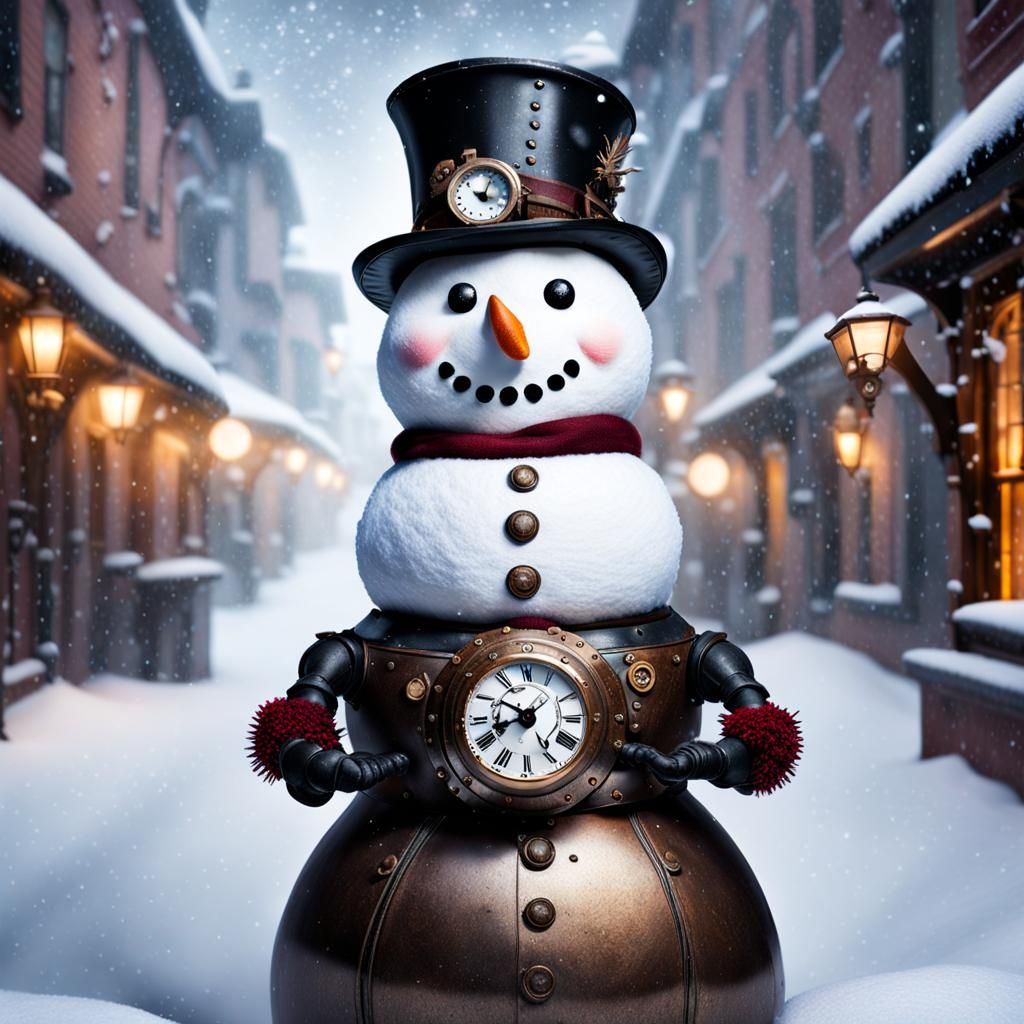 The Steampunk Snowman #2
