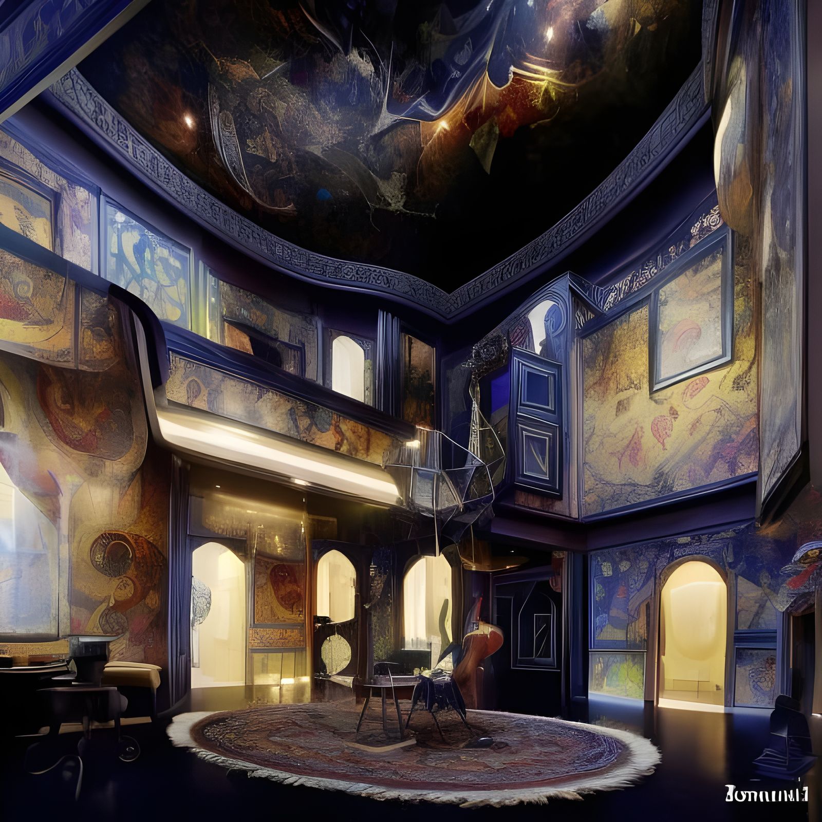 Intensely Strange Interior Design in Bright Colors