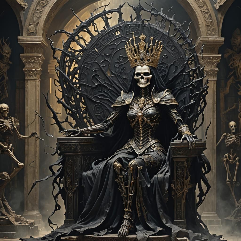 Monarch of Shadows: A Hyper-Detailed Matte Painting