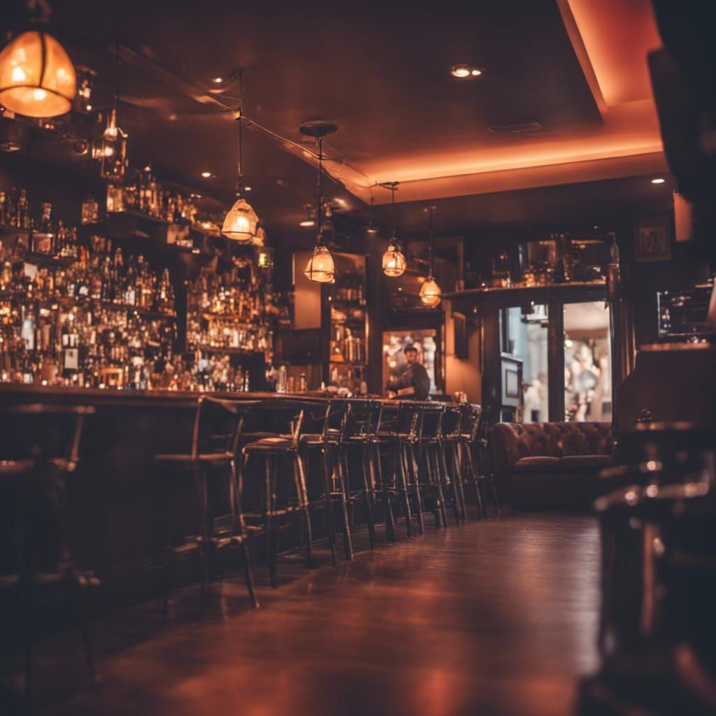 Celebrity Gay Bar Interior in Professional Photography Style