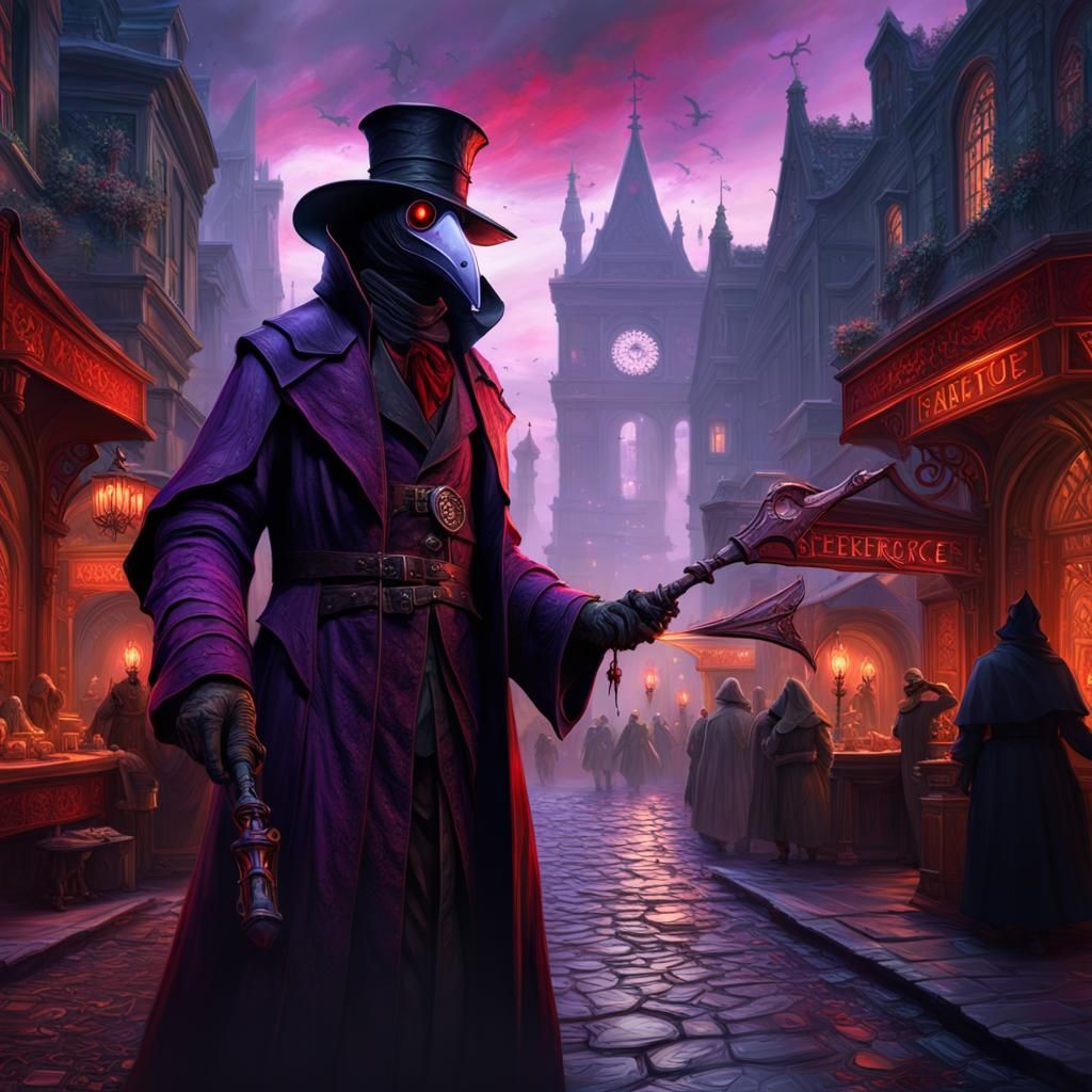 Plague Doctor's Dark Fantasy Masterpiece in Unreal Engine