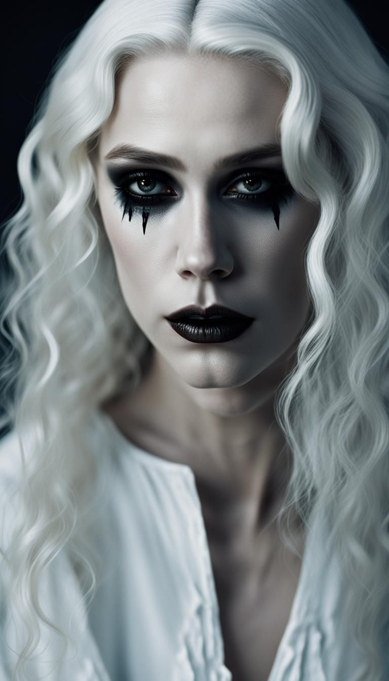 Ethereal Creature Emerges: Dark Beauty in HD