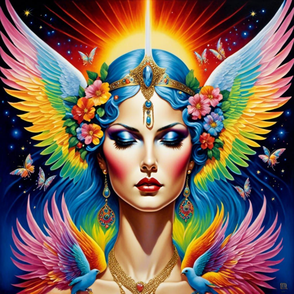 Rainbow Angel of Love and Friendship