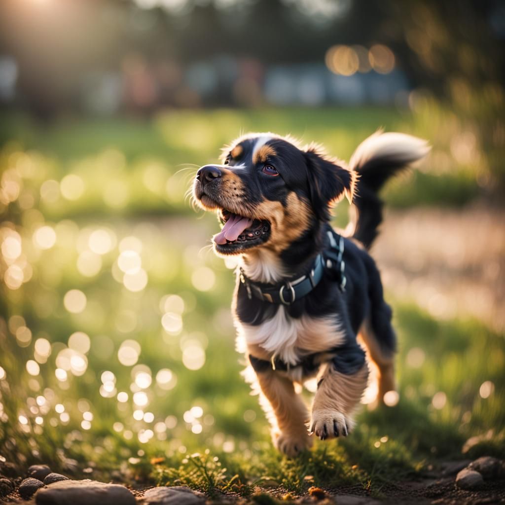 Adorable Dog in Professional Photography Style