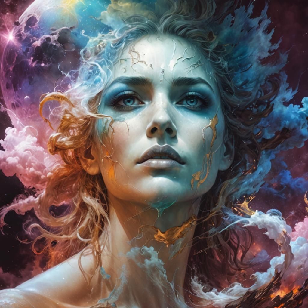 Valhalla Full Moon in Hyperdetailed 3D Art