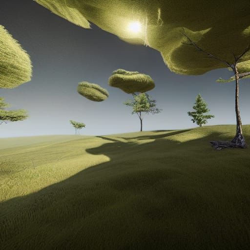 Dramatic 3D Earth Landscape Rendering