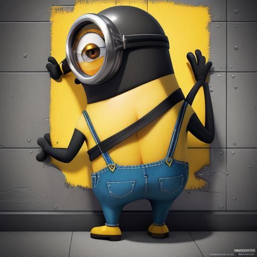A Minion doing a Minion thing