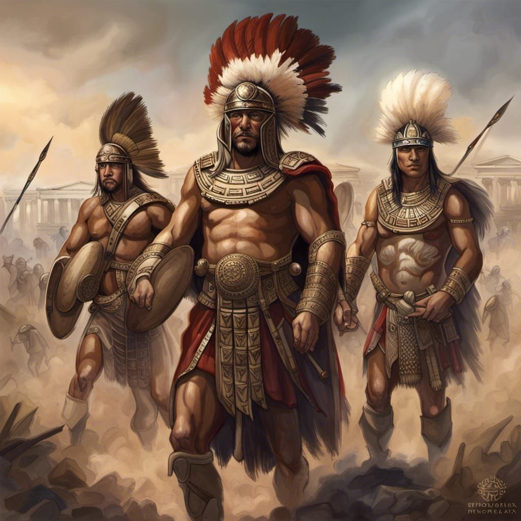 United American-Greek Warriors in Epic Battle