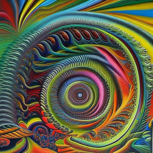 Surreal Beach Scene in Hyper-Realist Style