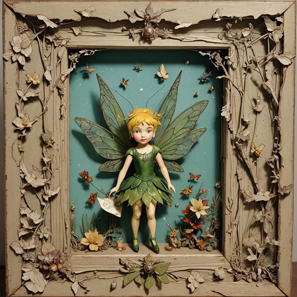 Tinkerbell in a Joseph Cornell Box