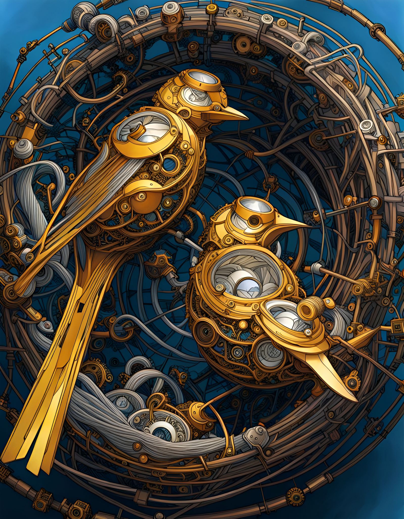 Metal Feathers, Ghost in the machine