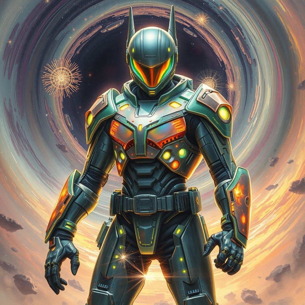 Ethereal Warrior in Iridescent Power Armor